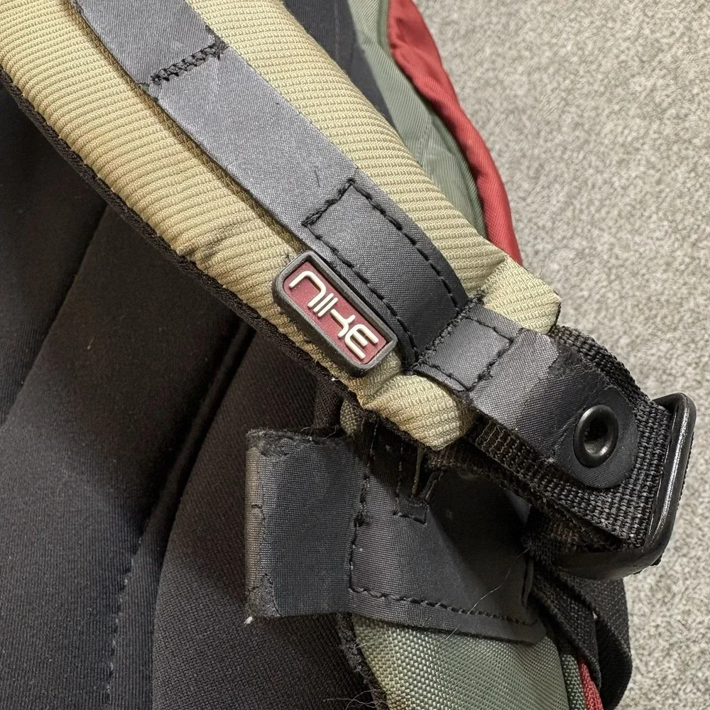 VTG Nike T90 Backpack Soccer Ball Carrier Gorpcore Utility Center Strap Rare